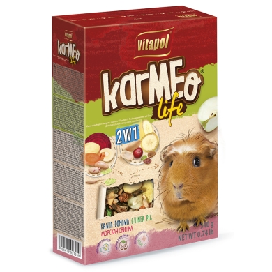 Vitapol Karmeo Life świnka morska 2w1 warzywno-owocowa 340g ZVP-1304