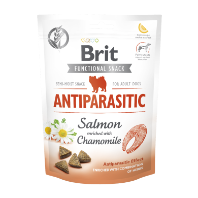 Brit Functional Snack 150g ANTIPARASITIC łosoś rumianek