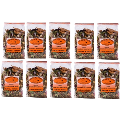 Herbal 10 x opakowanie 150g karma ziołowo-warzywna dla świnek