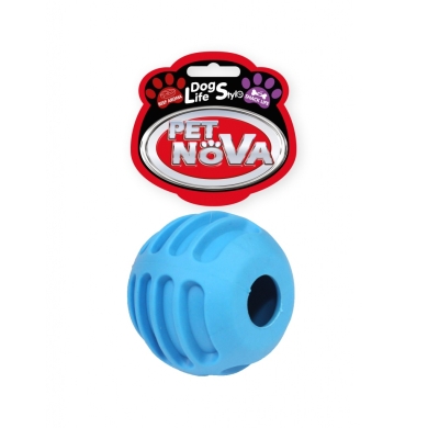 Pet Nova foodball 6cm niebieska