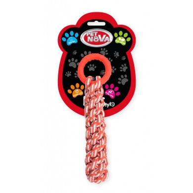 Pet Nova roper ring 30cm pomarańczowy