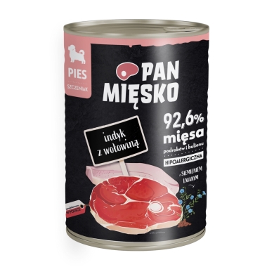 Pan Mięsko pies 400g jr indyk wołowina