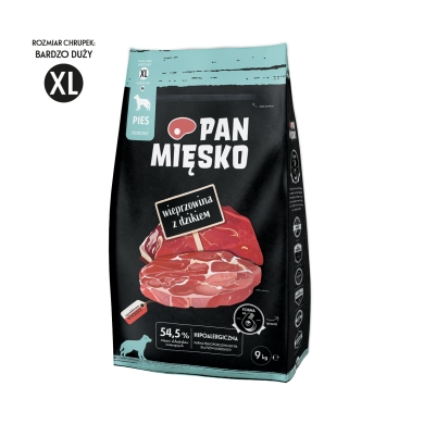 Pan Mięsko wieprzowina z dzikiem XL 9kg