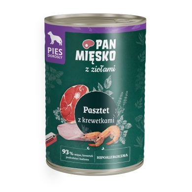 Pan Mięsko 400g z ziołami pasztet z krewetkami