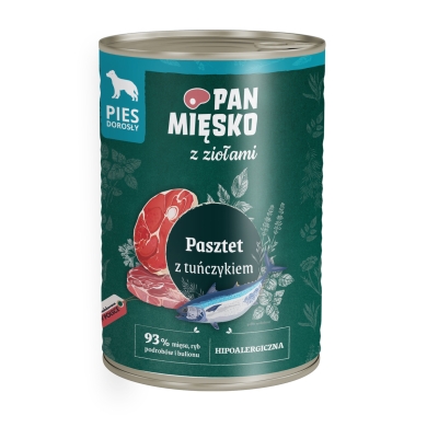 Pan Mięsko 400g z ziołami pasztet z tuńczykiem