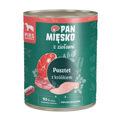 Pan Mięsko pasztet z królika 800g