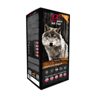 Alpha Spirit Multiprotein półmiękka 9kg (45x200g)