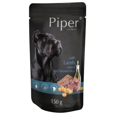 Piper pies 150g jagnięcina z marchewką ibrązowym ryżem