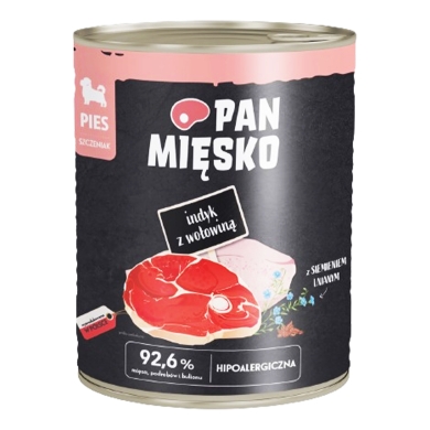 Pan Mięsko pies 800g jr indyk wołowina