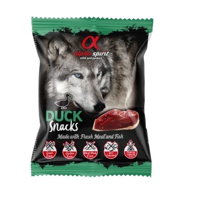 Alpha Spirit dog snacks 50g kaczka