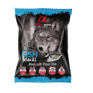 Alpha Spirit dog snacks 50g ryba