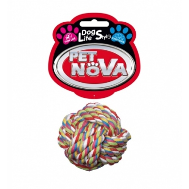 Pet Nova rope ball 7,5cm