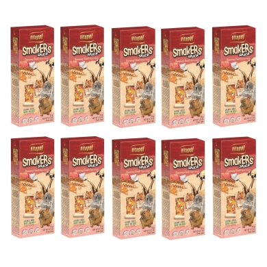 Vitapol Smakers Snack 10 x opakowanie 90g owocowy dla gryzoni i królików ZVP-1107