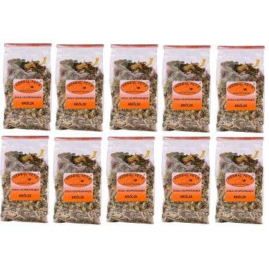 Herbal 10 x opakowanie 125g zioła uzupełniające dla królików